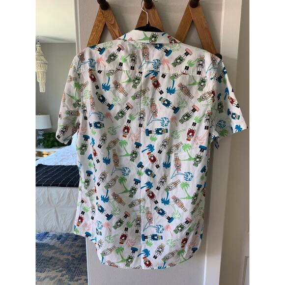 American Rag Nutcracker & Palms Buttonup - Picture 6 of 6